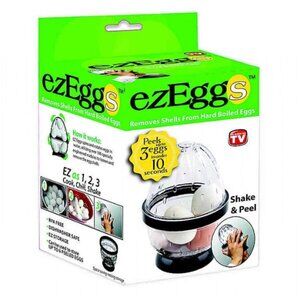 AS SEEN ON TV ezEGG PEELER - BLACK (NEW WITH TAGS)